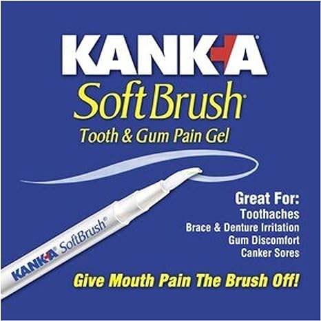 SoftBrush® Tooth & Gum Pain Gel | Kank-A® | 0.07 oz. (2.0 g) - Image 4