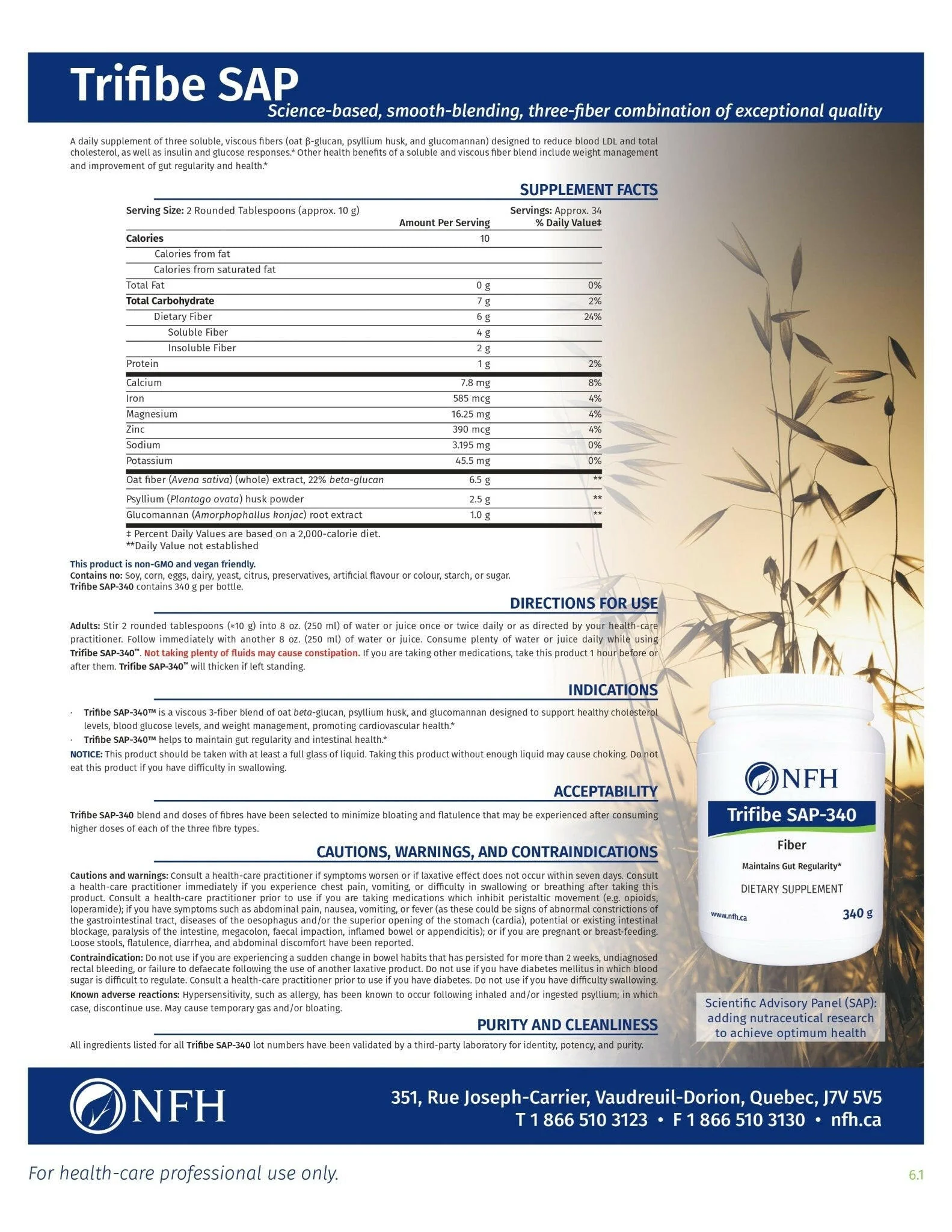 Trifibe SAP-340 | NFH | 340 g Powder - Image 4