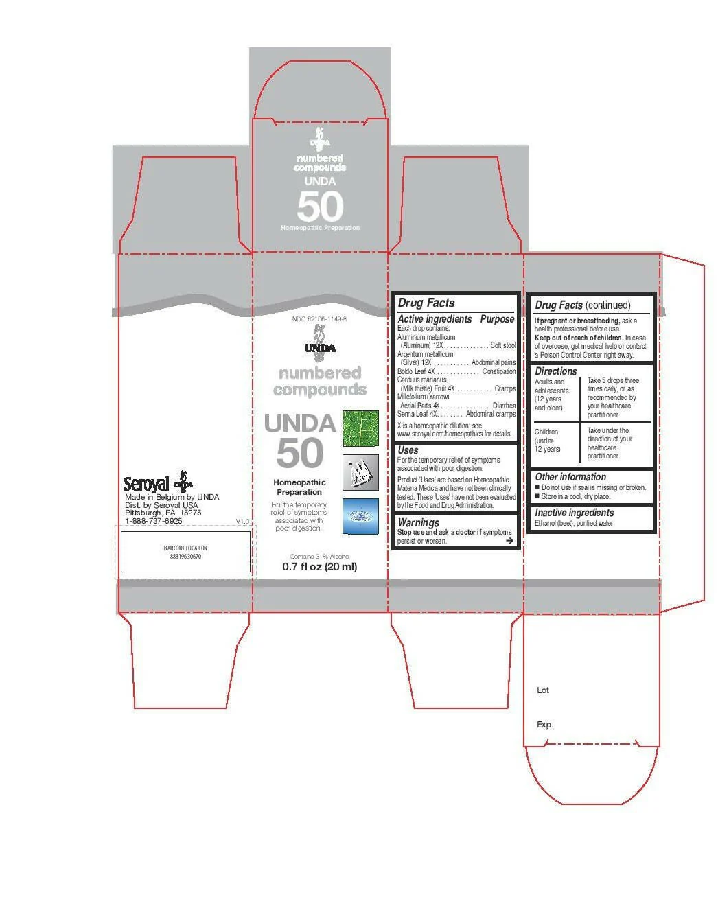 Unda 50 by UNDA Numbered Compounds – Homeopathic Organ Support | 0.7 fl oz (20 mL) - Image 7