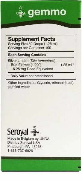 Tilia Tomentosa by UNDA Gemmo – Nervous System & Stress Modulation Support | 125 mL (4.2 fl oz) - Image 3