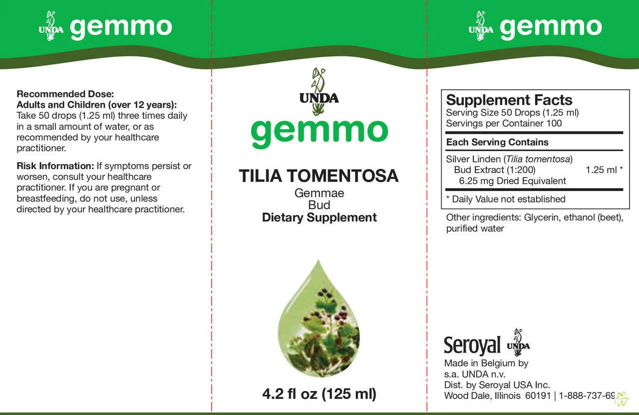 Tilia Tomentosa by UNDA Gemmo – Nervous System & Stress Modulation Support | 125 mL (4.2 fl oz) - Image 5