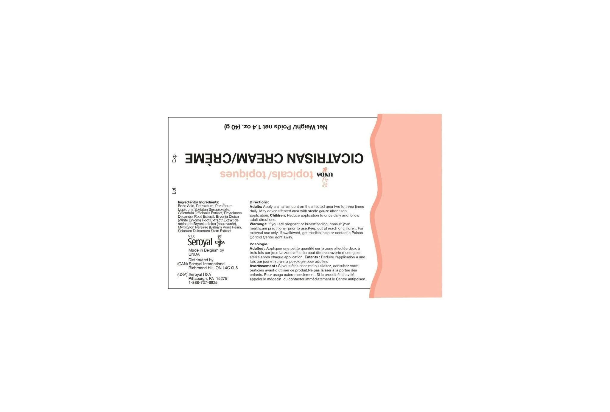 Cicatrisan Cream | Unda Topical | 1.4 oz (40 Grams) - Image 5