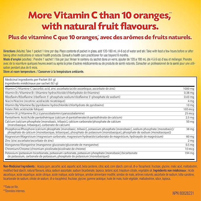 Tangerine | Emergen-C® | 30 Sachets - Image 3